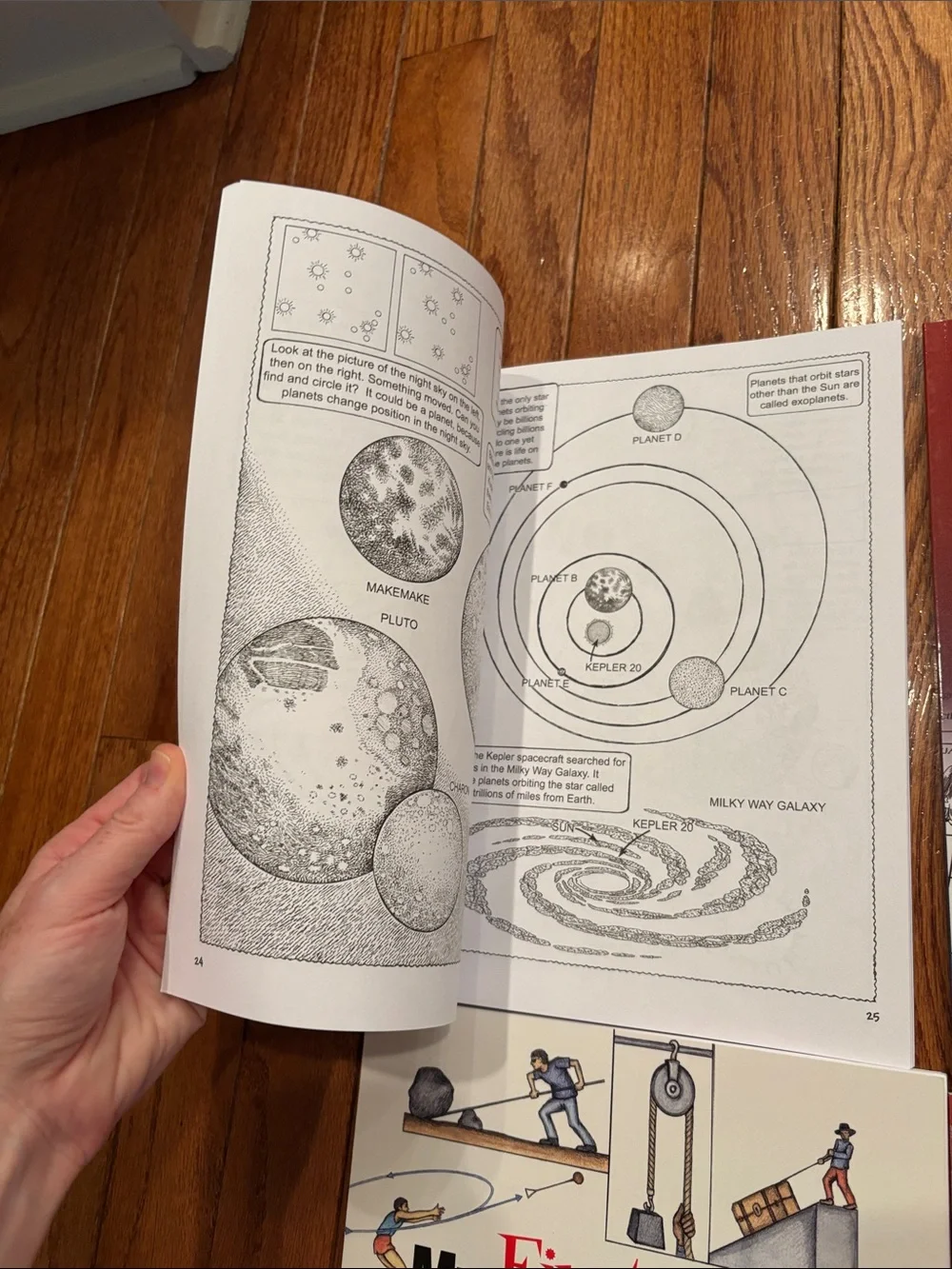 5 New Activity Books Outer Space, Constitution, Physics, Chemistry & Puzzles